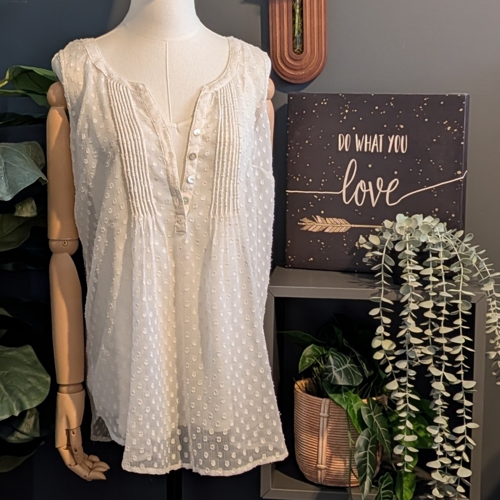 Motherhood Maternity Cream Textured Blouse
